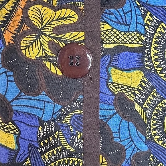 HARVE BENARD Paisley‎ And Floral Short Jacket Size 6 - Picture 3 of 7